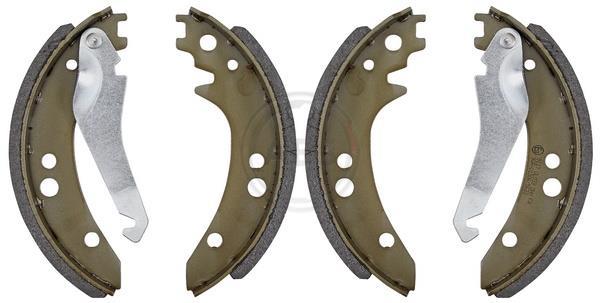 Jeu de 4 mâchoires de frein (Garniture de frein à tambour) A.B.S. ALL BRAKE SYSTEMS BV. ref. 9117