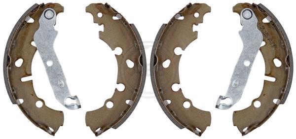 Jeu de 4 mâchoires de frein (Garniture de frein à tambour) A.B.S. ALL BRAKE SYSTEMS BV. ref. 9128