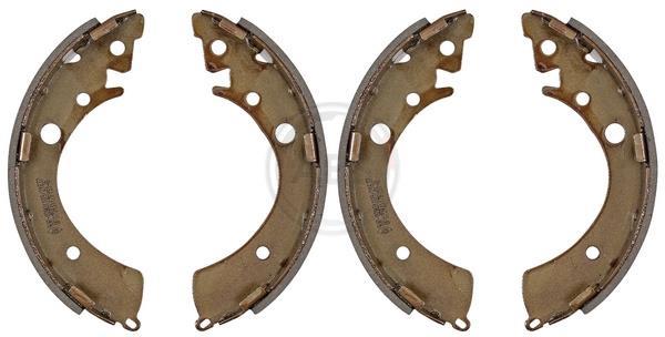 Jeu de 4 mâchoires de frein (Garniture de frein à tambour) A.B.S. ALL BRAKE SYSTEMS BV. ref. 9133