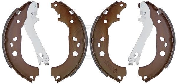 Jeu de 4 mâchoires de frein (Garniture de frein à tambour) A.B.S. ALL BRAKE SYSTEMS BV. ref. 9153