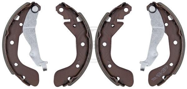 Jeu de 4 mâchoires de frein (Garniture de frein à tambour) A.B.S. ALL BRAKE SYSTEMS BV. ref. 9158