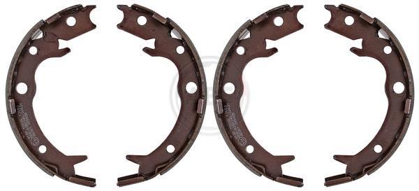 Jeu de mâchoires de frein à main (Mâchoire de frein à main) A.B.S. ALL BRAKE SYSTEMS BV. ref. 9180