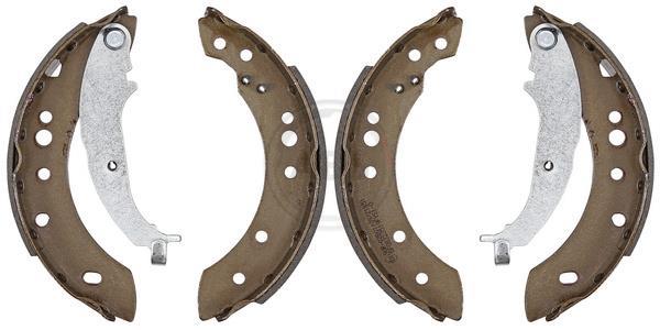 Jeu de 4 mâchoires de frein (Garniture de frein à tambour) A.B.S. ALL BRAKE SYSTEMS BV. ref. 9189