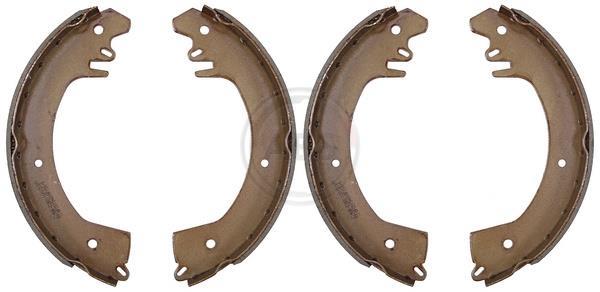 Jeu de 4 mâchoires de frein (Garniture de frein à tambour) A.B.S. ALL BRAKE SYSTEMS BV. ref. 9212