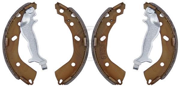 Jeu de 4 mâchoires de frein (Garniture de frein à tambour) A.B.S. ALL BRAKE SYSTEMS BV. ref. 9213