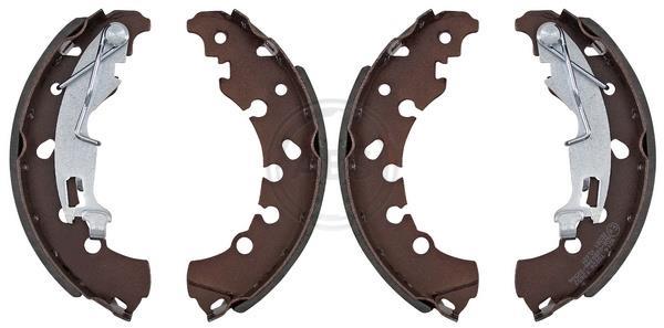 Jeu de 4 mâchoires de frein (Garniture de frein à tambour) A.B.S. ALL BRAKE SYSTEMS BV. ref. 9214