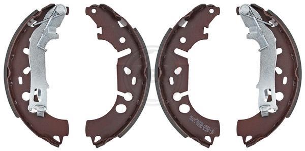 Jeu de 4 mâchoires de frein (Garniture de frein à tambour) A.B.S. ALL BRAKE SYSTEMS BV. ref. 9215
