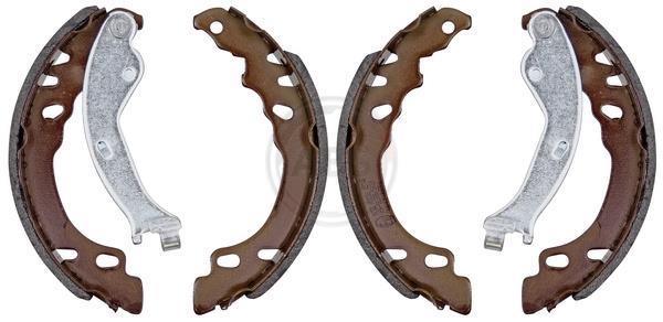 Jeu de 4 mâchoires de frein (Garniture de frein à tambour) A.B.S. ALL BRAKE SYSTEMS BV. ref. 9222