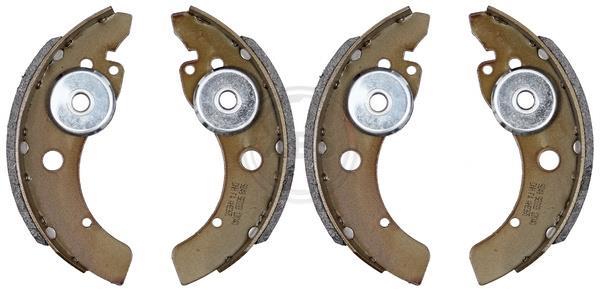 Jeu de 4 mâchoires de frein (Garniture de frein à tambour) A.B.S. ALL BRAKE SYSTEMS BV. ref. 9249