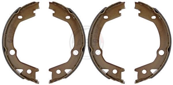 Jeu de mâchoires de frein à main (Mâchoire de frein à main) A.B.S. ALL BRAKE SYSTEMS BV. ref. 9253