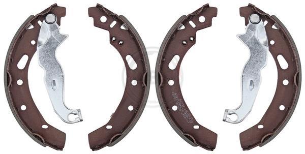 Jeu de 4 mâchoires de frein (Garniture de frein à tambour) A.B.S. ALL BRAKE SYSTEMS BV. ref. 9267
