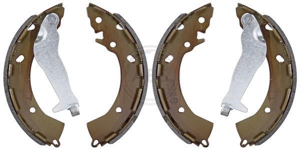 Jeu de 4 mâchoires de frein (Garniture de frein à tambour) A.B.S. ALL BRAKE SYSTEMS BV. ref. 9269