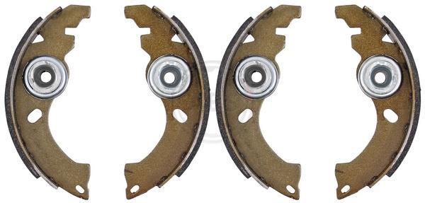 Jeu de 4 mâchoires de frein (Garniture de frein à tambour) A.B.S. ALL BRAKE SYSTEMS BV. ref. 9278