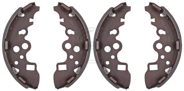 Jeu de 4 mâchoires de frein (Garniture de frein à tambour) A.B.S. ALL BRAKE SYSTEMS BV. ref. 9284