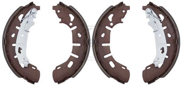Jeu de 4 mâchoires de frein (Garniture de frein à tambour) A.B.S. ALL BRAKE SYSTEMS BV. ref. 9298