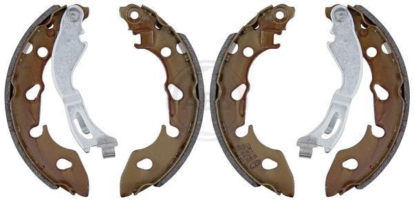 Jeu de 4 mâchoires de frein (Garniture de frein à tambour) A.B.S. ALL BRAKE SYSTEMS BV. ref. 9306