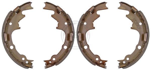 Jeu de 4 mâchoires de frein (Garniture de frein à tambour) A.B.S. ALL BRAKE SYSTEMS BV. ref. 9308