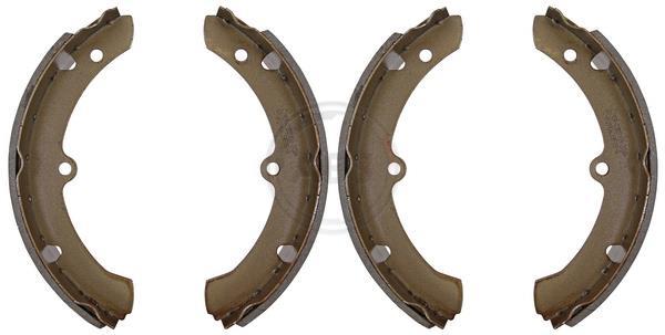 Jeu de 4 mâchoires de frein (Garniture de frein à tambour) A.B.S. ALL BRAKE SYSTEMS BV. ref. 9311