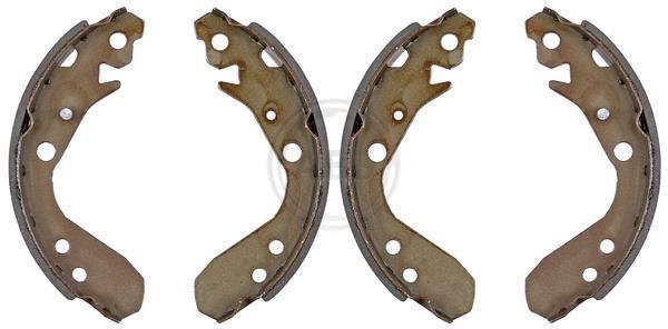 Jeu de 4 mâchoires de frein (Garniture de frein à tambour) A.B.S. ALL BRAKE SYSTEMS BV. ref. 9316