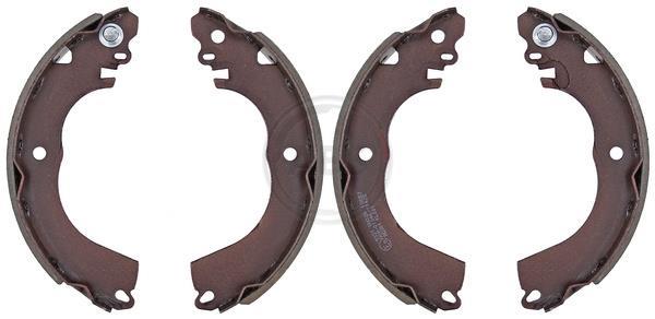 Jeu de 4 mâchoires de frein (Garniture de frein à tambour) A.B.S. ALL BRAKE SYSTEMS BV. ref. 9321