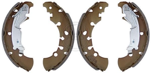 Jeu de 4 mâchoires de frein (Garniture de frein à tambour) A.B.S. ALL BRAKE SYSTEMS BV. ref. 9327