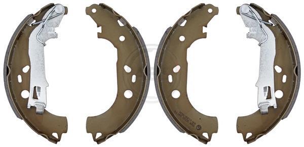 Jeu de 4 mâchoires de frein (Garniture de frein à tambour) A.B.S. ALL BRAKE SYSTEMS BV. ref. 9328