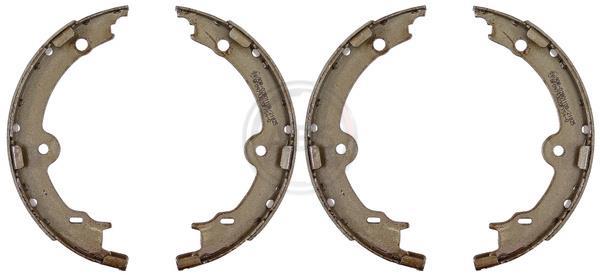 Jeu de mâchoires de frein à main (Mâchoire de frein à main) A.B.S. ALL BRAKE SYSTEMS BV. ref. 9338
