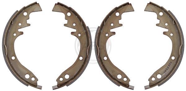 Jeu de 4 mâchoires de frein (Garniture de frein à tambour) A.B.S. ALL BRAKE SYSTEMS BV. ref. 9342