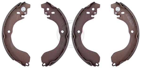 Jeu de 4 mâchoires de frein (Garniture de frein à tambour) A.B.S. ALL BRAKE SYSTEMS BV. ref. 9347