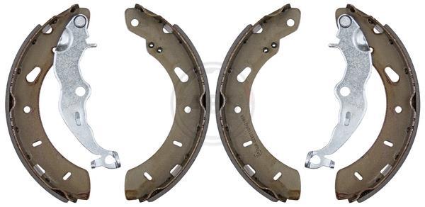 Jeu de 4 mâchoires de frein (Garniture de frein à tambour) A.B.S. ALL BRAKE SYSTEMS BV. ref. 9353
