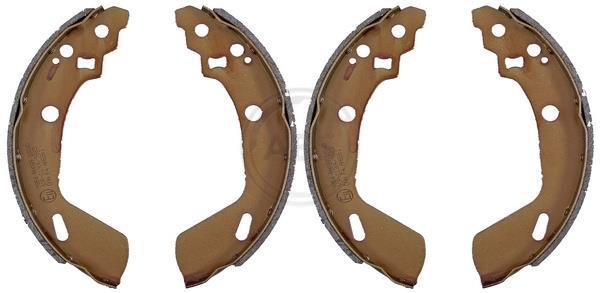 Jeu de 4 mâchoires de frein (Garniture de frein à tambour) A.B.S. ALL BRAKE SYSTEMS BV. ref. 9354