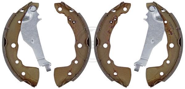Jeu de 4 mâchoires de frein (Garniture de frein à tambour) A.B.S. ALL BRAKE SYSTEMS BV. ref. 9381