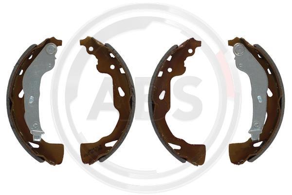 Jeu de 4 mâchoires de frein (Garniture de frein à tambour) A.B.S. ALL BRAKE SYSTEMS BV. ref. 9387