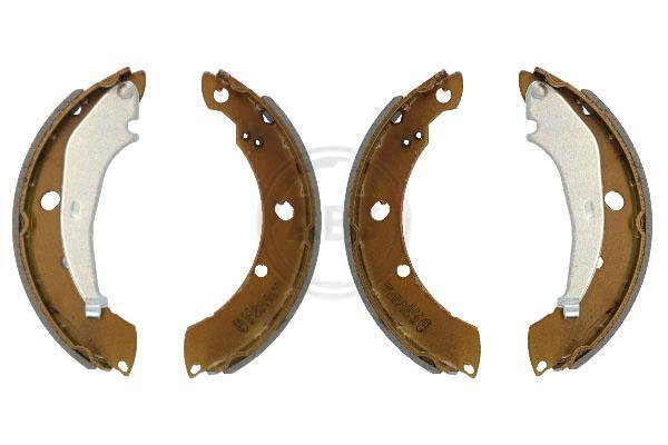 Jeu de 4 mâchoires de frein (Garniture de frein à tambour) A.B.S. ALL BRAKE SYSTEMS BV. ref. 9399