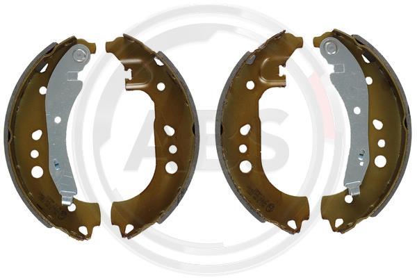 Jeu de 4 mâchoires de frein (Garniture de frein à tambour) A.B.S. ALL BRAKE SYSTEMS BV. ref. 9411