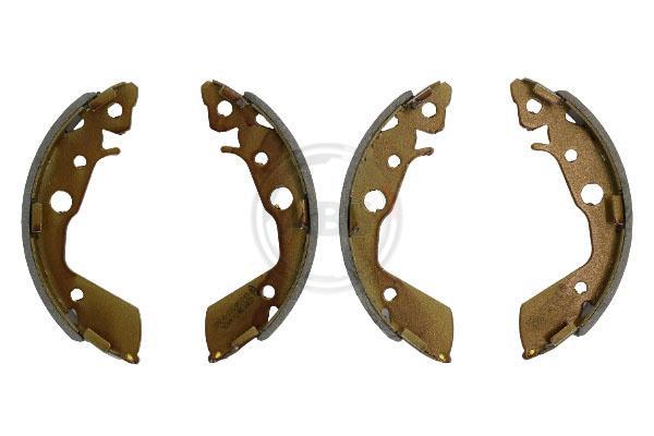 Jeu de 4 mâchoires de frein (Garniture de frein à tambour) A.B.S. ALL BRAKE SYSTEMS BV. ref. 9417