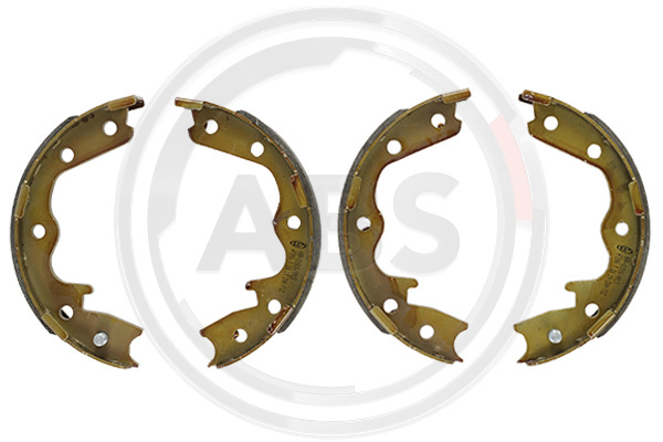 Jeu de 4 mâchoires de frein (Garniture de frein à tambour) A.B.S. ALL BRAKE SYSTEMS BV. ref. 9429