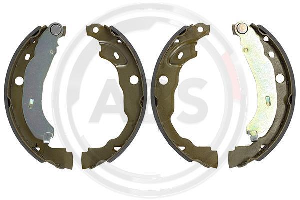 Jeu de 4 mâchoires de frein (Garniture de frein à tambour) A.B.S. ALL BRAKE SYSTEMS BV. ref. 9442