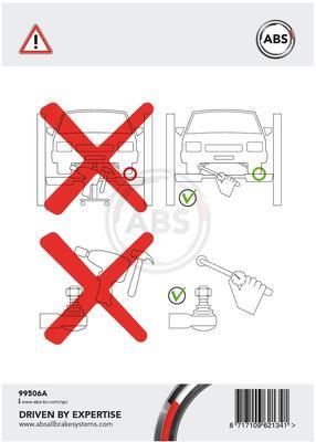 Rotule de direction A.B.S. ALL BRAKE SYSTEMS BV. ref. 231275