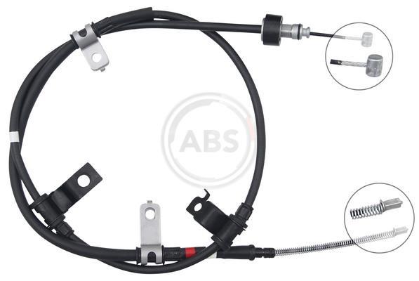Câble de frein à main (Câble de frein à main) A.B.S. ALL BRAKE SYSTEMS BV. ref. K17506