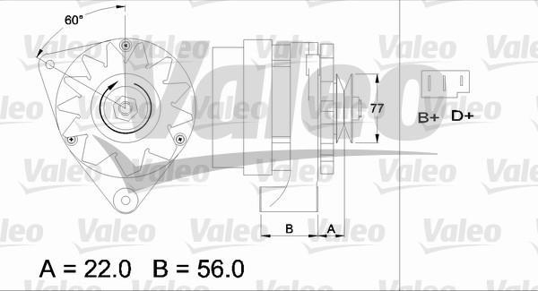 Alternateur VALEO 436100