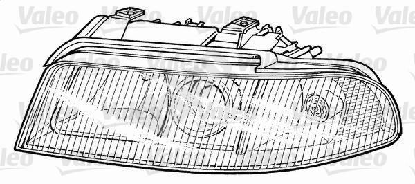 Phare avant (Projecteur principal) VALEO 087496