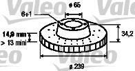 Disques de frein VALEO 186788