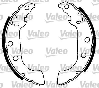 Kit de freins à tambours (Kit de frein arrière) VALEO 554641