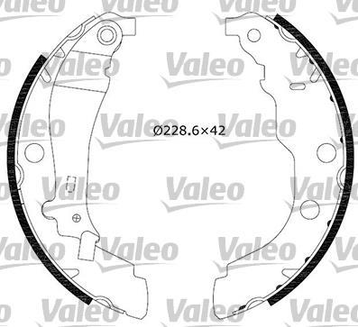 Kit de freins à tambours VALEO ref. 554640