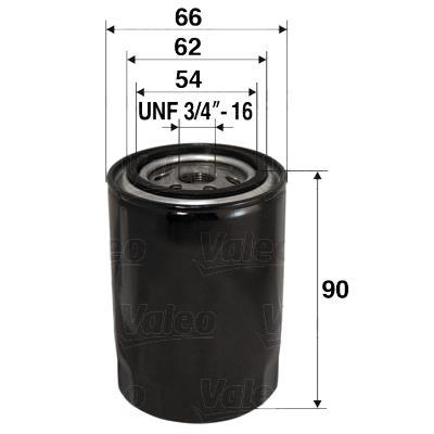 Filtro de aceite VALEO ref. 586049