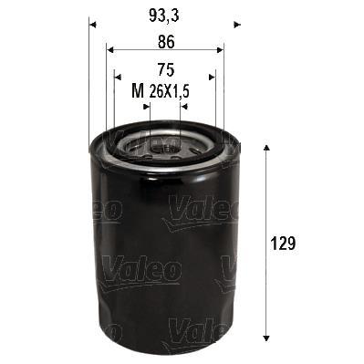 Filtre à huile VALEO ref. 586076