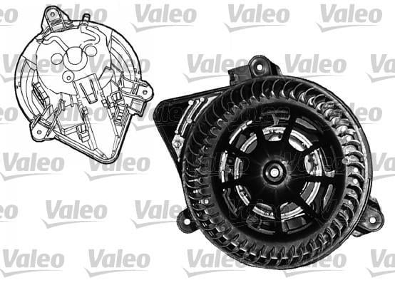 Pulseur d'air habitacle (Ventilateur habitacle) VALEO 698045