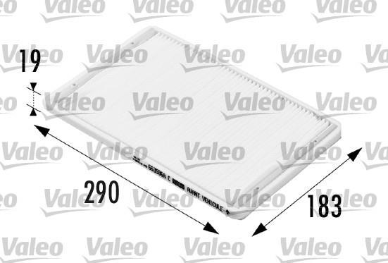 Filtre d'habitacle (Filtre à pollen) VALEO FA149 - ref. 698149