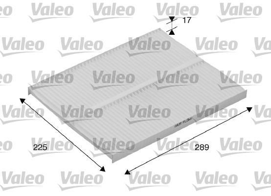 Filtre d'habitacle (Filtre à pollen) VALEO FA167 - ref. 698167